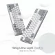Redragon Fizz K617 White and Grey- RED SWITCH Redragon Fizz K617 White and Grey- RED SWITCH